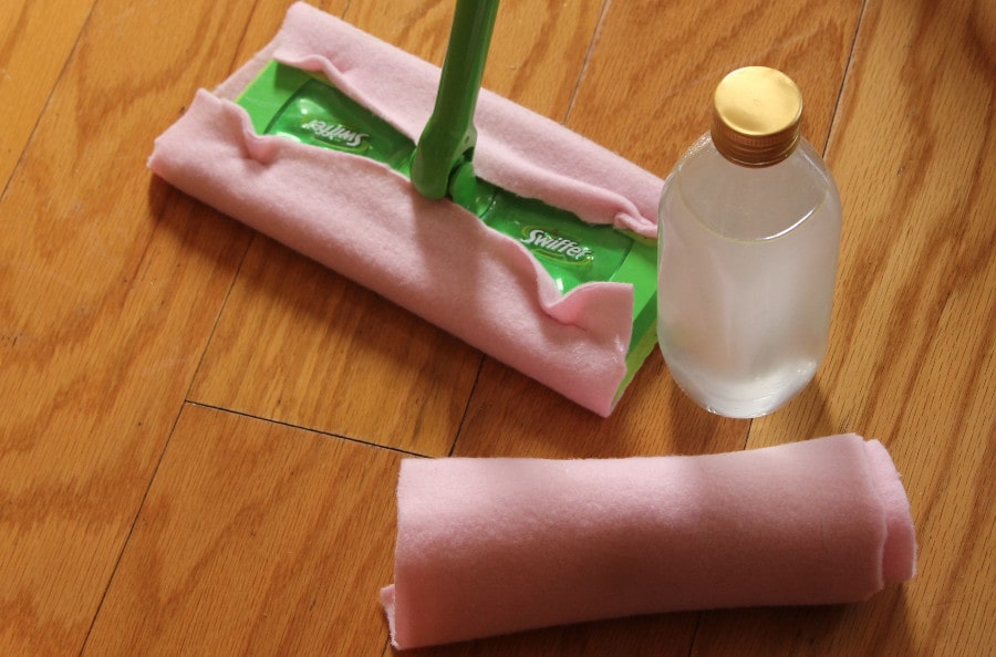 DIY flannel swiffer pad