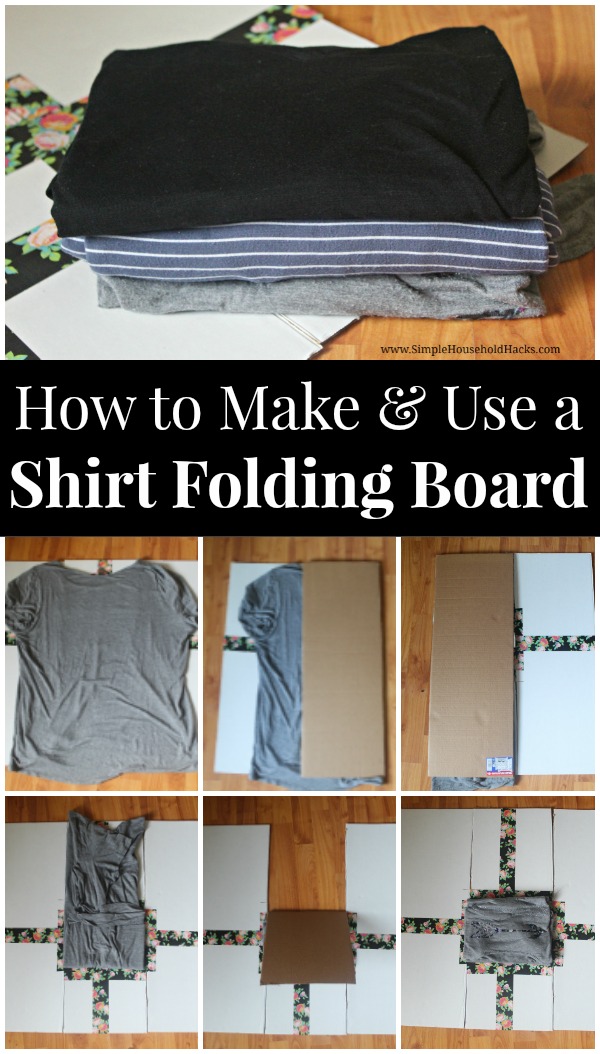 T-Shirt Folder  Easy DIY Shirt Folding Board! 