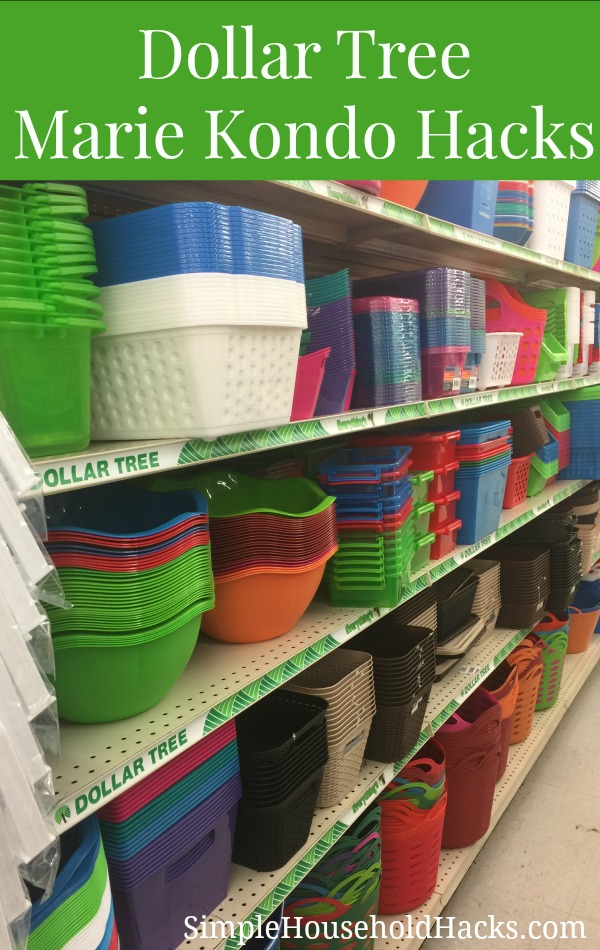 Dollar Tree Hacks for Marie Kondo