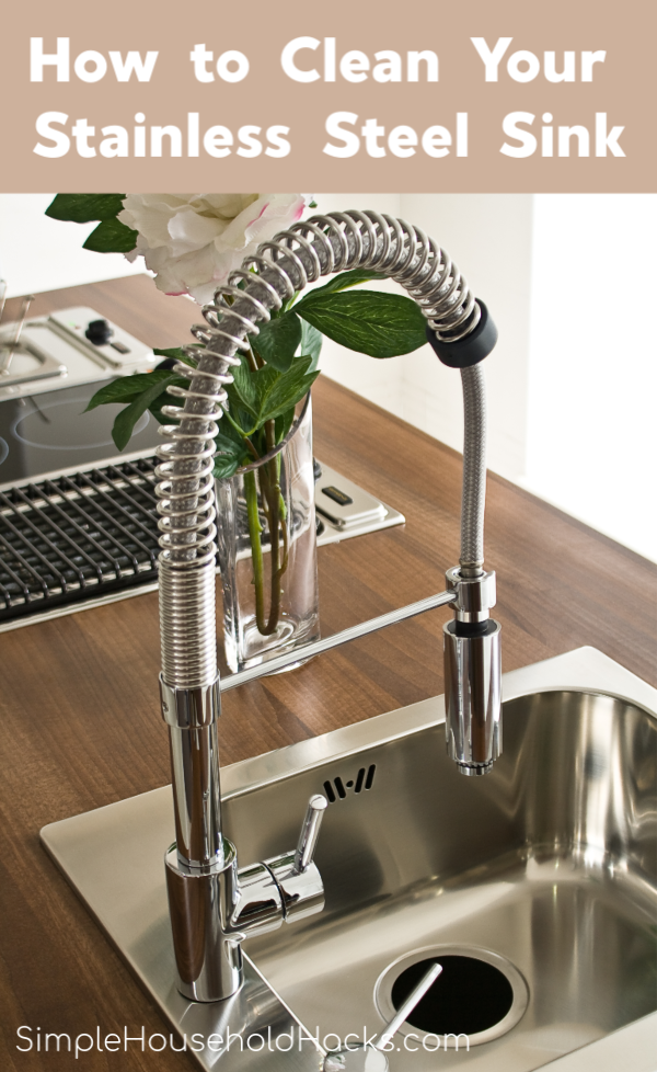 how to clean your stainless steel sink