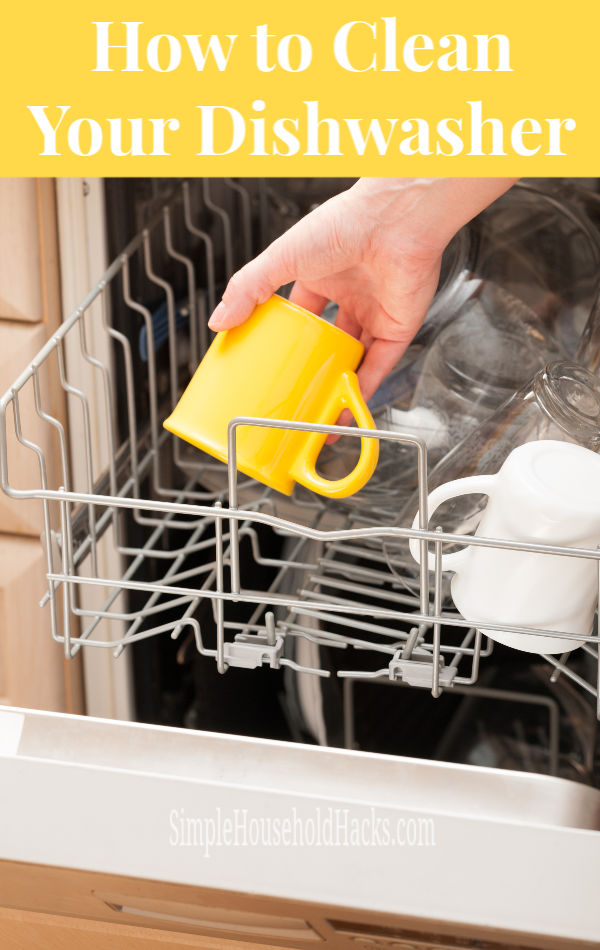 how to clean your dishwasher