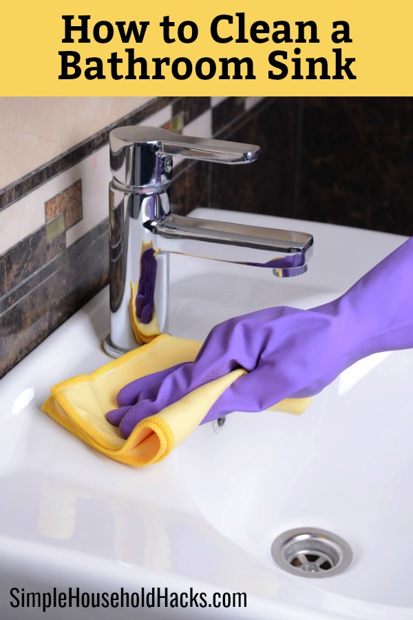 How to Clean a Bathroom Sink