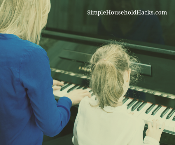 Use your skills such as playing the piano to teach and make money from home.