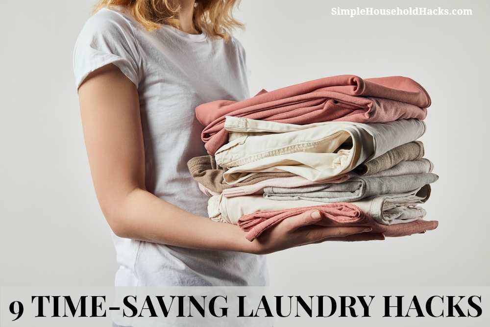 9 time saving laundry tips to help you get your laundry under control.