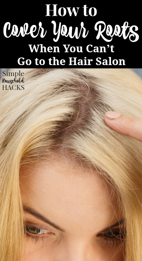 Can't make it to the salon? Use these tips on how to touch up your roots when you can't get your hair done. Includes creative ways to cover your roots as well as permanent and semi-permanent solutions.