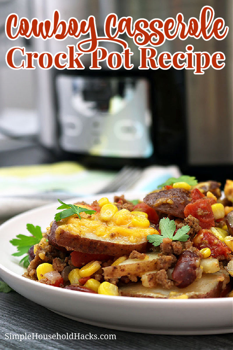 crock pot cowboy casserole recipe with red potatoes